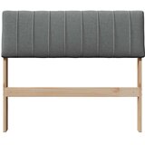 Tapecirani uzglavlje Tamno siva 90 cm Čvrsto borovo drvo | shoptok.hr