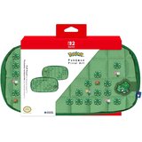 Hori Puff Pouch Pokemon Pixel Green mehka prenosna torbica zelene barve za Nintendo Switch 1 & 2 | Shoptok.si