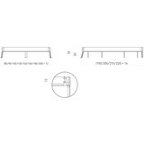 The Beds Bračni krevet od punog hrasta 180x200 cm u prirodnoj boji Twig – | shoptok.hr