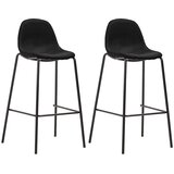  3-dijelni barski set od tkanine crni | shoptok.hr