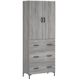  Visoka komoda siva sonome 69,5x34x180 cm od konstruiranog drva | shoptok.hr
