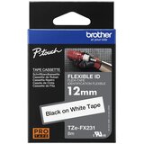 Brother TZe-FX231 fleksibilna laminirana traka 12mm (crno na belom) Cene