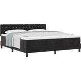  Krevet s opruga kutije s madracem Crna 180 x 200 cm Baršun | shoptok.hr