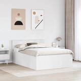  Krevetna konstrukcija Bijelo 140 x 200 cm Konstruirano drvo | shoptok.hr