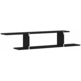  Polica za TV koja se montira na zid Crni hrast 125 x 18 x 23 cm | shoptok.hr