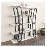 Hanah home polica za knjige adar white black | ePonuda.com