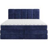 Esposa BOXSPRING POSTELJA 180 cm x 200 cm , tekstil modra | Shoptok.si