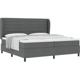  s opruga kutije Tamno siva 200 x 200 cm tkanina | shoptok.hr