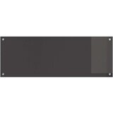 vidaXL Kuhinjski Backsplash Tamno sivi Staklo 110 x 40 cm Izdržljivo | shoptok.hr