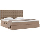  Krevet s od storage s madracem Kapućino 200 x 200 cm Lažna koža | shoptok.hr