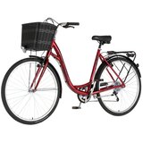  Bicikl fashion venssini grace 28" alu 21" v-brake 6 brzina 155-178cm (s/m) crveni 1282072 | Eponuda.com