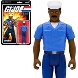 DC Comics G.I. Joe Blueshirt Mustache (Dark Brown) 3 3/4-Inch ReAction Figure, (20498873) Cene
