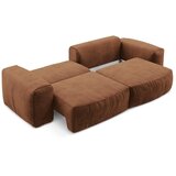Makamii Sklopiva sofa od šenila boja terakote 275 cm Kuki – | shoptok.hr