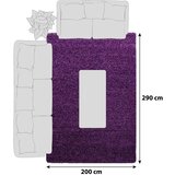 Novel preproga z visokim florom dream 4000 200/290 cm tkano lila | Shoptok.si