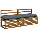  Jastučići za klupe VIANEN 2 kom. 100% poliester Plava - Plava 160 x 40 x 12 cm | shoptok.hr