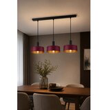  Luster na sajli HAKI 3xE27/60W/230V bordo/crna | Eponuda.com