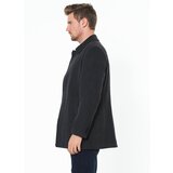 Dewberry PLT8206 MEN'S COAT-PATTERNED ANTHRACITE | Shoptok.si