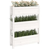  Sadilica bijela 77x25x104,5 cm od masivne borovine | Eponuda.com