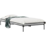 Furnova Posteljni okvir siva sonoma 100x200 cm inž. les in kovina, (21938227) | Shoptok.si
