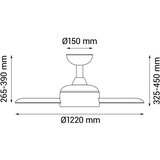 SULION Črna LED stropna svetilka ø 15 cm Zarautz – | Shoptok.si