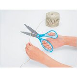  ŠKARE UREDSKE 17,5CM NEHRĐAJUĆI ČELIK FITCUT CURVE SC-175S PLUS.35052 SVIJETLO PLAVE BLISTER | Shoptok.si