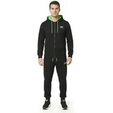 Trenirka komplet Man Tracksuits Fluo Črna
