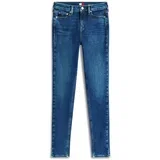 Jeans skinny DW0DW22772 1BK Modra