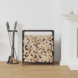  Stalak za drva crni 60x28x65 cm hladno valjani čelik | Eponuda.com