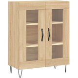 Visoka komoda hrasta sonome 69,5x34x180cm od konstruiranog drva Slike