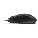 Sharkoon miška Gamer - SHARK FORCE II Black (optična; 4200DPI; Pixart PMW3519 čip; črna) | Shoptok.si