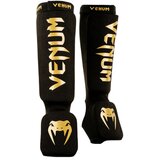 Venum Kontact Shin Guards, Black/Gold - M, (21587031) Cene