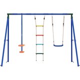  Set vanjskih ljuljački Šareni Čelik i PE | shoptok.hr