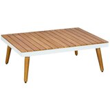Beldano lounge garnitura madeira, bela, siva, les akacije | Shoptok.si