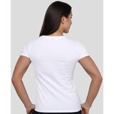GymBeam Ženska majica Pure Ambition White