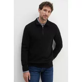 Boss Volnen pulover moški, črna barva, 50519590