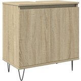 vidaXL Kopalniška omarica sonoma hrast 58x33x60 cm inženirski les | Shoptok.si