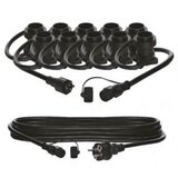 Emos Lanac za 10 sijalica E27 Start set 7,35 m sa priključnim kablom 5 m IP44 DCPZ01 | ePonuda.com
