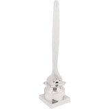  skulptura srebrna 26x26x110 cm aluminij polovična propeler | Shoptok.si