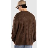 Blue Tomato Essential Knit Pulover brown | Shoptok.si