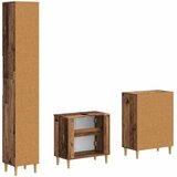  Set za kupaonicu od 3 dijela DELFT Staro drvo Konstruirano drvo | shoptok.hr