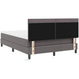  Krevet s opruga kutije Siva 160 x 200 cm Umjetna koža | shoptok.hr
