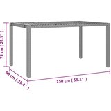  7-dijelni vrtni bistro set od poliratana s jastucima crni | shoptok.hr