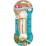 8in1 Delights Pro Dental žvečilne kosti piščanec - Varčno pakiranje: L, 3 x 100 g (3 kosi) Cene