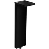 WALTECO Postolje za namještaj Laila (D x Š x V: 4 x 0,1 x 15 cm, Nosivost: 100 kg, Aluminij, Crna) Cijene
