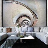  Tapeta - White spiral stairs 400x309 Cijene