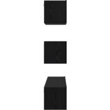 vidaXL Komplet enote za TV Drugo 4 pcs Črni hrast 80 x 30 x 30 cm | Shoptok.si