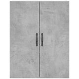  Visoka komoda siva betona 69,5x34x180 cm od konstruiranog drva Slike