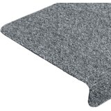  Prostirke za stepenice, samoljepljive, 5 kom, 65x21x4 cm, svijetlo sive, pravokutni rub | shoptok.hr