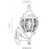Opviq BAP 68202 BSY M2 Zidna lampa, crna | Eponuda.ba