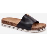 Boto Women's Cork Platform Slippers With Decorative Detail Black Vessira | Shoptok.si